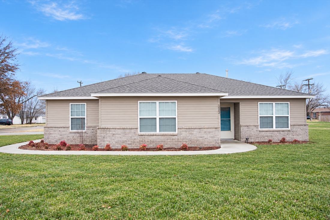 A completed Ponca City Area Habitat for Humanity home